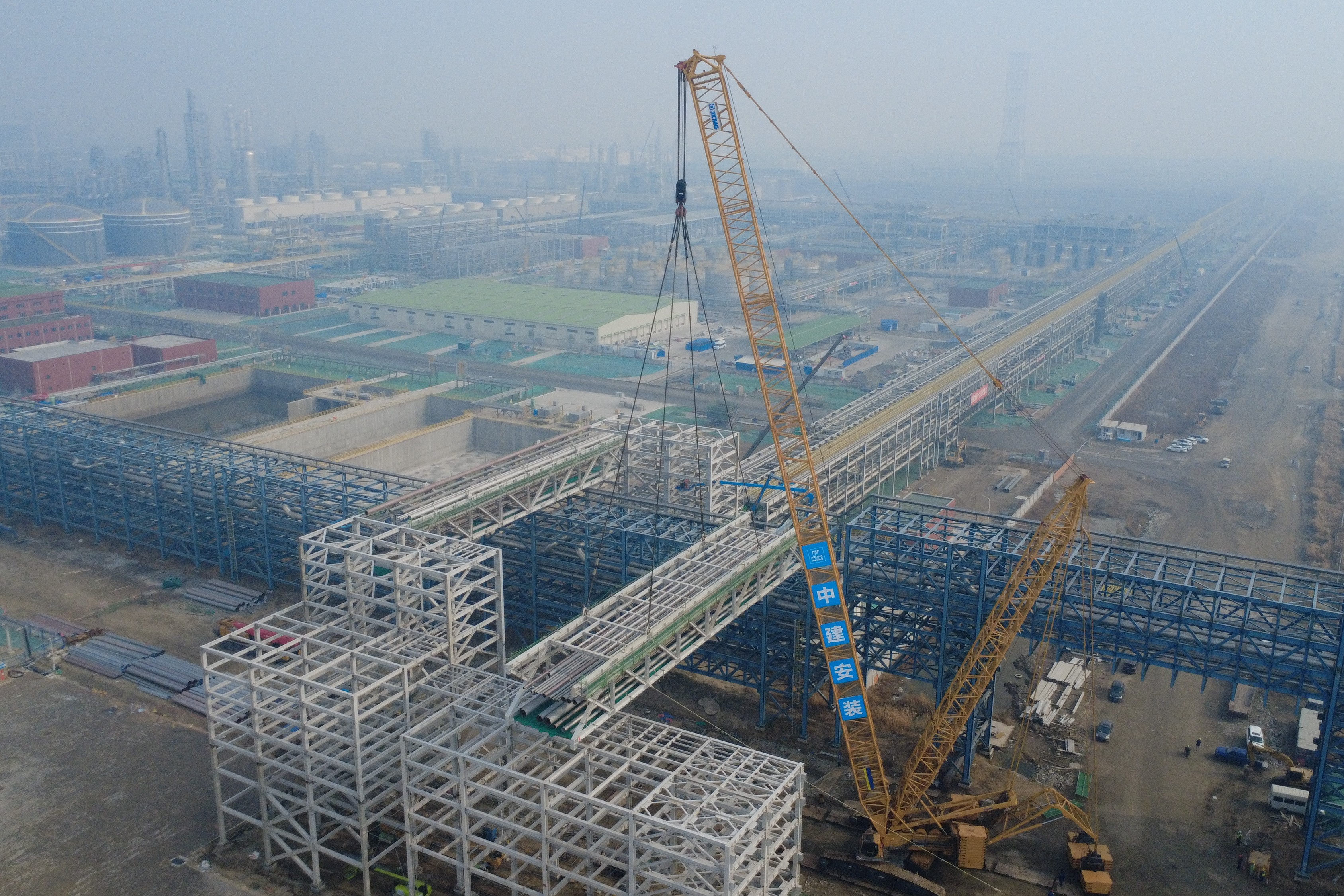 塑强核心业务 不止于精!中建安装盘锦华锦管廊项目机械竣工4.jpg 塑强核心业务 不止于精!中建安装盘锦华锦管廊项目机械竣工4.jpg